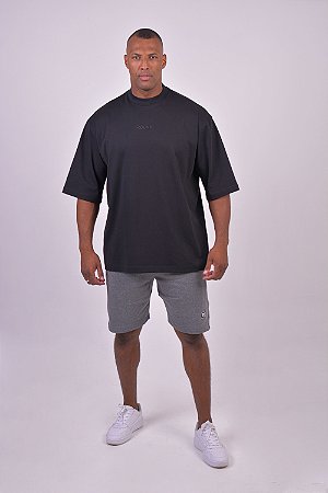 CAMISETA OVERSIZED ROUND PRETA RC