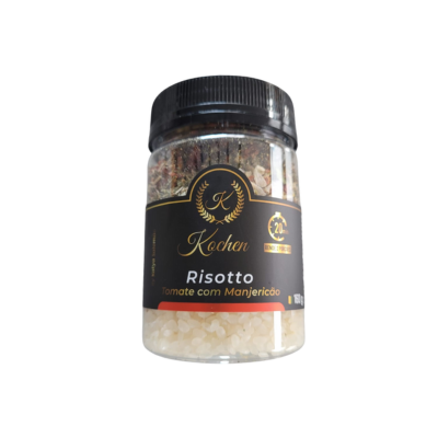 RISOTO DE TOMATE E MANJERICÃO