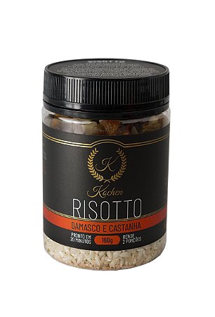 RISOTO DAMASCO COM CASTANHA