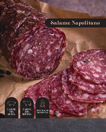 SALAME NAPOLITANO -MÉDIA 300 GRAMAS
