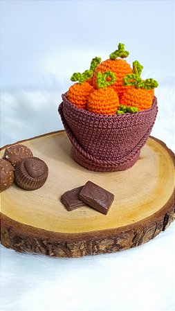Baldinho Cenoura - Porta doces