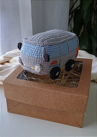 Carrinho amigurumi /Towner - Kombi