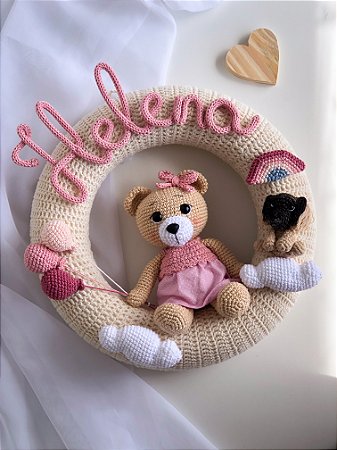 Porta maternidade - Doce encanto com pet personalizado