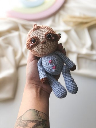 Preguicinha de amigurumi