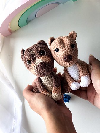 Mini pet personalizado. - amigurumi
