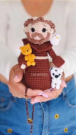 São Francisco de Assis - Amigurumi