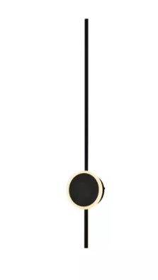 Arandela Katana  LED  3000K 24W 90cm Acrílico/Metal Hevvy SL-5910M/W2 PRETA