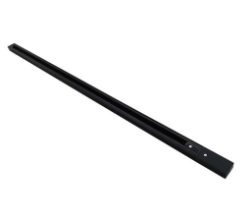 Trilho Eletrificado 2 metros Preto 6061  Nordecor