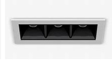 Spot de Embutir LED Vigo Retangular 3 Focos 2700K 6W Bivolt 10,5x4,5x5cm Alumínio e Policarbonato Preto e Branco - PIX Iluminação 36507469