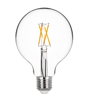 Lampada Filamento Led G95 Balloon E27 4W 2700K Stella Transparente Sth7211/27