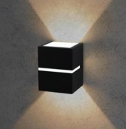 ARANDELA MILLE LED 5 FACHOS TECNICO 4W 3.000K 220V PRET TEXTURA 236-39