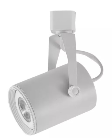 Spot de Trilho Lille PAR20 (D) 7,8cm x (P) 11,8cm Metal e Policarbonato Branco - Nordecor 6028