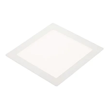 Luminária de Embutir LED Quadrado 3000K 18W Bivolt 22x22x1,5cm Alumínio Branco - PIX Iluminação 36504283