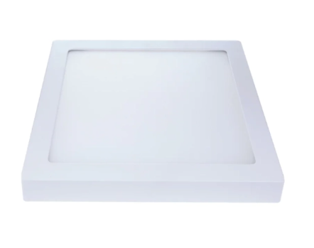 Sobrepor LED Pop Quadrado 4000K 12W Bivolt (L) 17cm x (P) 17cm x (A) 3cm Policarbonato Branco - Avant 768450871