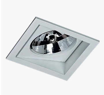 Spot Luminária Embutir Lâmpada Ar111 Led Re-1125 Branco revoluz