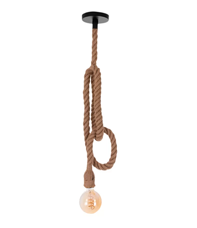 Pendente (A) 180cm Corda Natural - Nordecor 2056