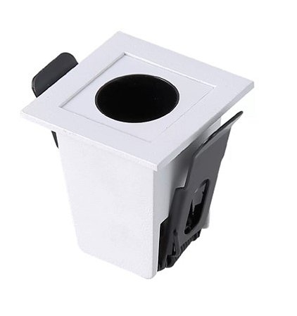 Embutido LED Powerus Quadrado IRC 90 3000K 2W Bivolt (A) 5cm x (L) 4,5cm Alumínio Branco - Nordecor 6427