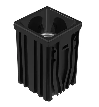 Módulo Downlight Click Recuado 3,75x3,75x6cm 2700K 6W 24° Preto MD1910PT Studio Luce