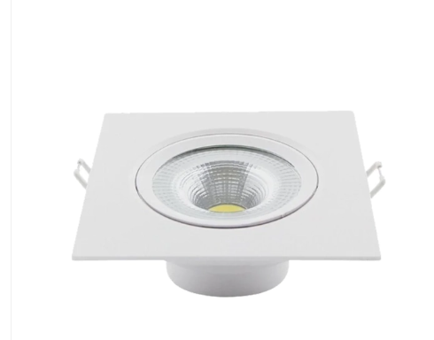 Spot de Embutir LED Supimpa Quadrado 4000K 7W Bivolt (L) 17cm x (P) 17cm Polipropileno Branco - Avant 865070877