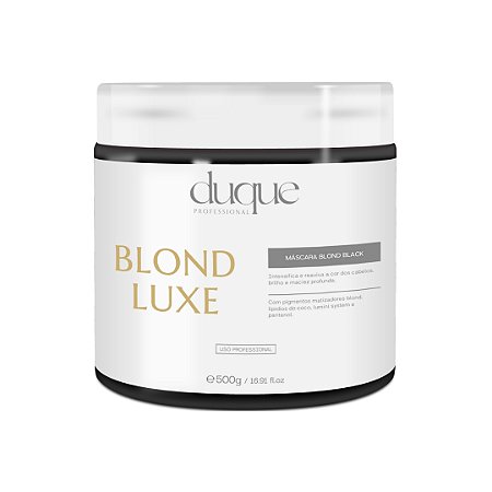 Máscara Blond Black 500g - Blond Luxe | Duque Professional