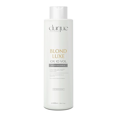 Água Oxigenada Emulsão OX 10vol - Blond Luxe | Duque Professional