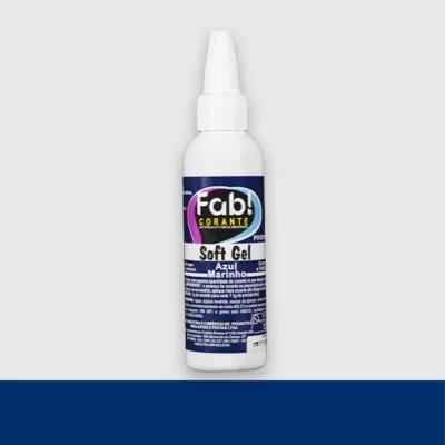 Cor. SoftGel Art. Alim. AZUL MARINHO 60g