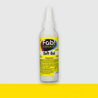 Cor. SoftGel Art. Alim. AMARELO 60g