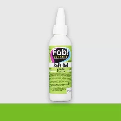 Cor. SoftGel Art. Alim. VERDE FOLHA 25g