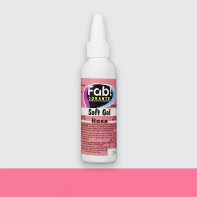 Cor. SoftGel Art. Alim. ROSA  25g
