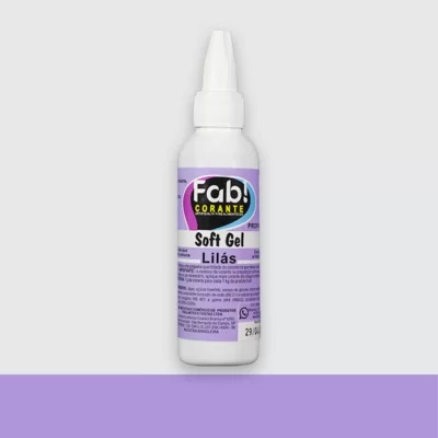 Cor. SoftGel Art. Alim. LILAS 25g