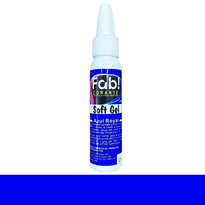 Cor. SoftGel Art. Alim. AZUL ROYAL 25g