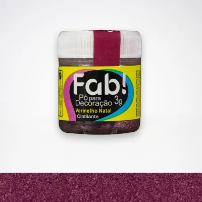 Po p/ decoracao VERMELHO NATAL 3g