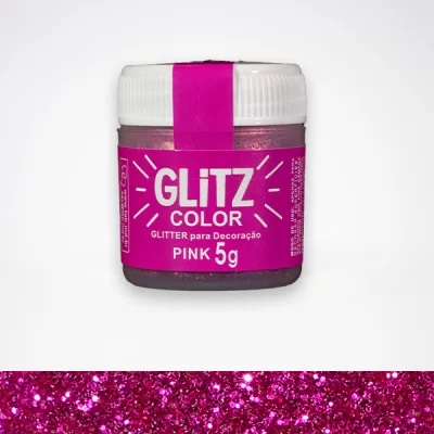 Glitter p/ decoracao PINK 5g