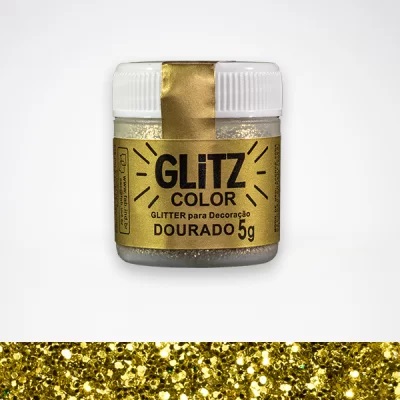 Glitter p/ decoracao DOURADO 5g