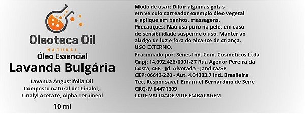 Óleo Essencial de Lavanda Bulgária