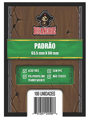 SLEEVE PADRÃO (63,5x88) - Bucaneiros