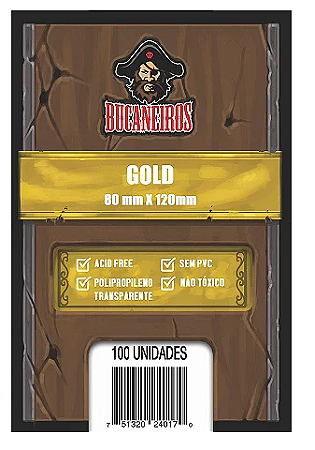 SLEEVE GOLD (80x120) - BUCANEIROS