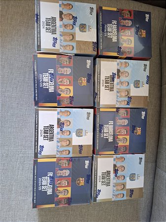 Break 528 - Break Misto - Argentina Team Set e Barcelona Team Set - 8 caixas
