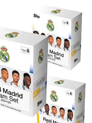 Break 582 - 3x Caixas Real Madrid Team Set - Escolha 1 Jogador e pegue 1 no sorteio