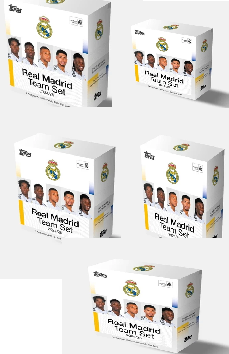 Break 583 - 5x Caixas Real Madrid Team Set  - Draft 10 spots