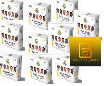Break 585 - 10x Caixas Real Madrid Team Set - Escolha 1 Jogador e pegue 1 no sorteio
