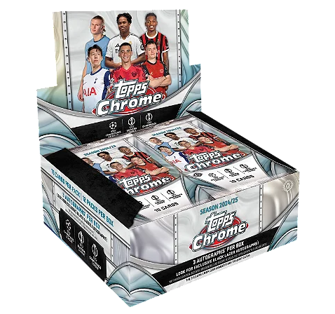 Break 605 - Jumbo Topps Chrome 24/25 - Escolha o Time/Jogador - 3 Autógrafos Garantidos