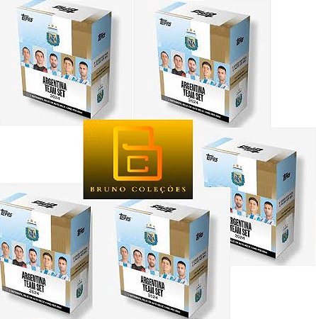 Break 616 - 5x Box  - Argentina Team Set - Escolha o jogador - Messi no Sorteio