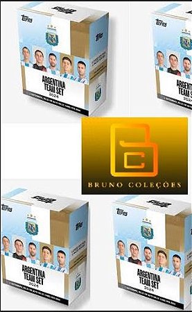 Break 617- Argentina Team Set - 4 Caixas -  Jogadores Aleatorios - 2 sorteios