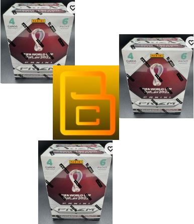 Break 638 - Prizm Copa do Mundo 2022 - 3x Blasters - Escolha 1 time e pegue o segundo sorteio