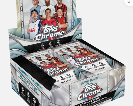 Break 642 - Jumbo Topps Chrome 24/25 - Escolha o Time/Jogador - 3 Autógrafos Garantidos