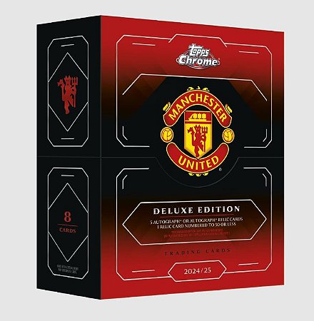 Break 695 - 1 Box Manchester United ToPPs Chrome - Deluxe Edition - Escolha o Jogador / Card Garantido- "NÃO É VENDA DE CAIXA LACRADA"