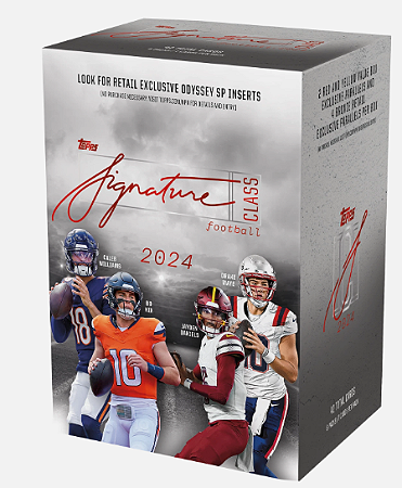 Break 705 - Blaster ToPPs Signature Class 2024 - Football - 42 Cards - 7 Packs  - Atenção Não é Caixa Lacrada.