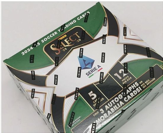 Break 734 - Select Serie A 24/25 - Hobby Box - Com 3 Autos / Memos - 60 Cards - "ATENÇÃO NÃO É VENDA LACRADA - É BREAK "