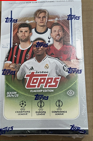 Break 764 -Topps UCC - 24/25 - Hobby Box - Auto/Memo Garantido - 192 Cards - Com spot do Pack Bonus - "ATENÇÃO NÃO É CAIXA LACRADA"